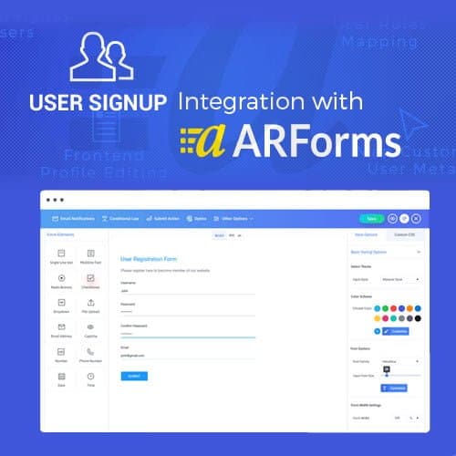 ARForms: WordPress แบบฟอร์ม ตัวสร้าง Plugin