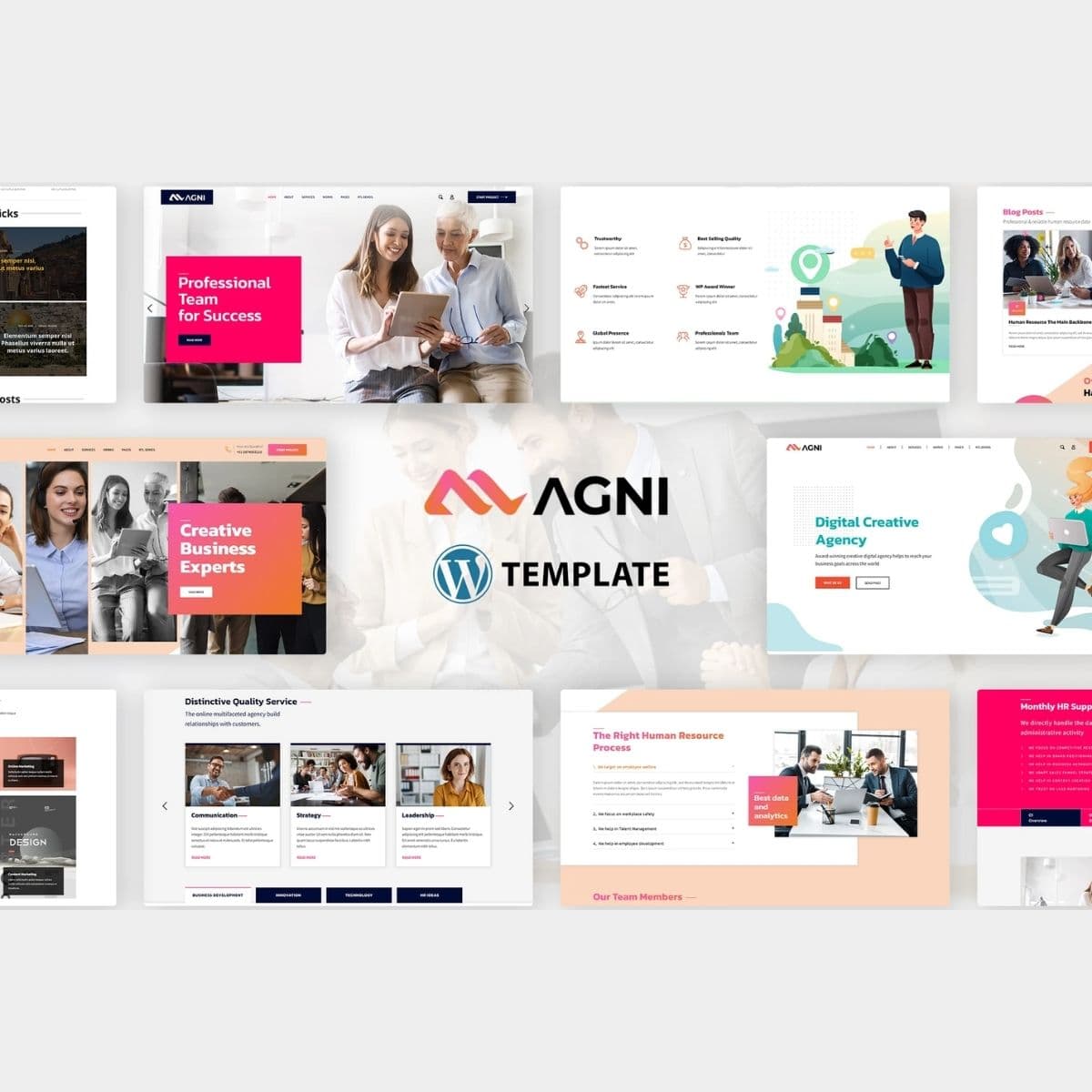 Agni - Тема WordPress для консультационного бизнеса