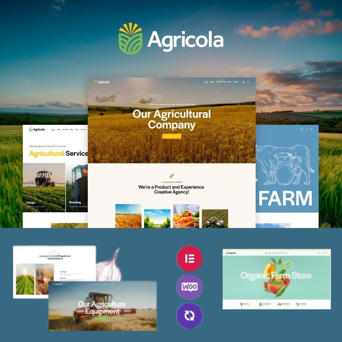 Agricola - 農業とオーガニックファームテーマ