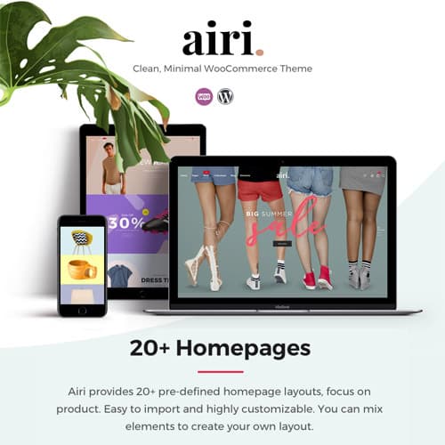 Airi - نظيف, Minimal WooCommerce Theme
