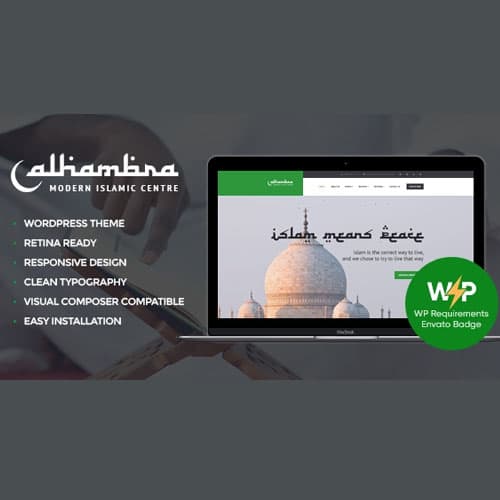 Alhambra | Mosque & Islamic WordPress-thema + RTL
