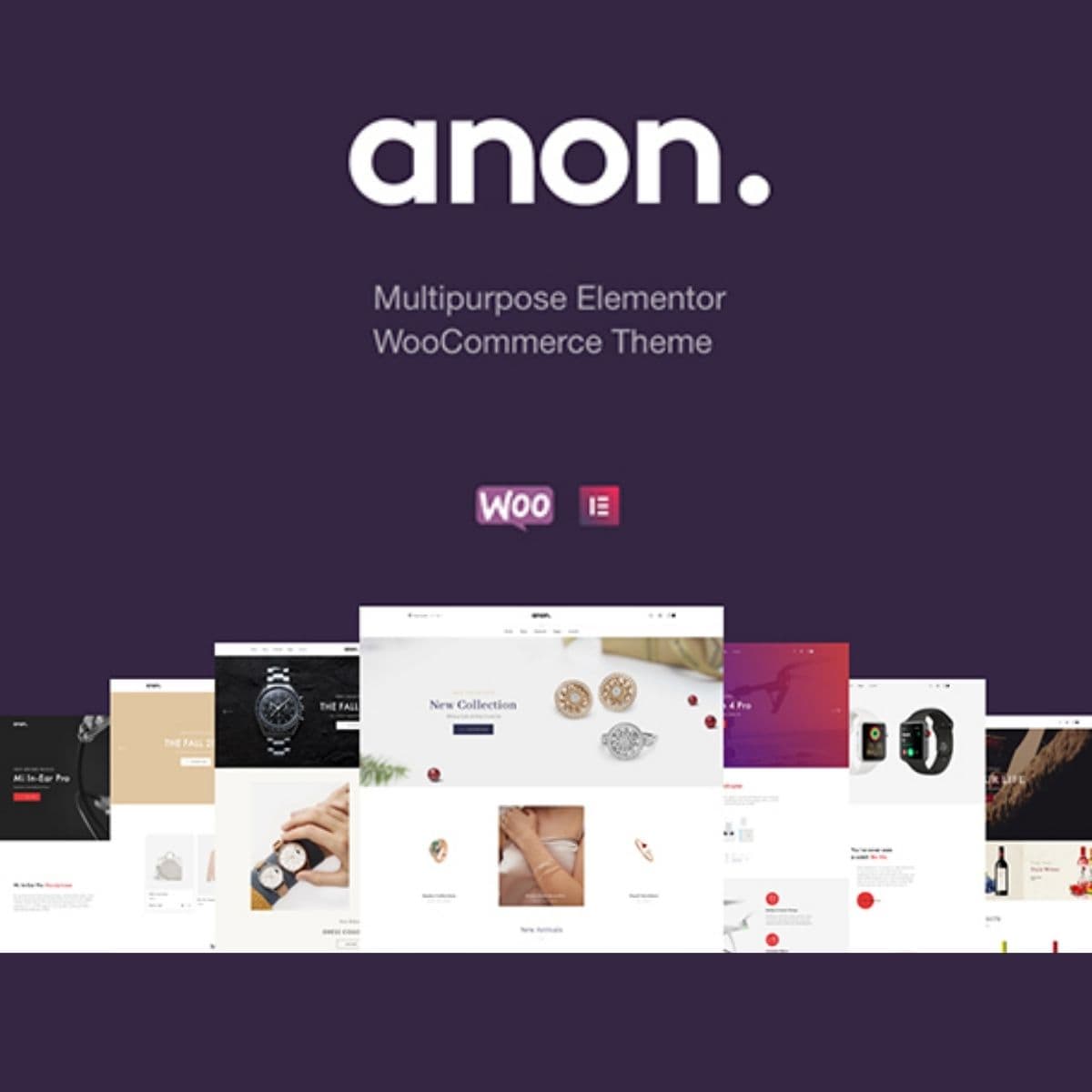 Anon - Çok Amaçlı Elementor WooCommerce Themes
