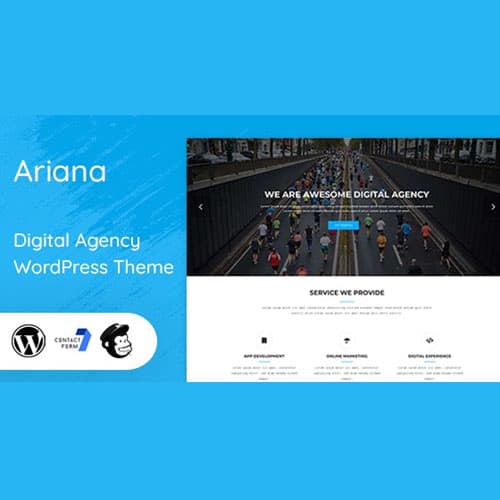 Ariana - Digital Bureau WordPress-thema