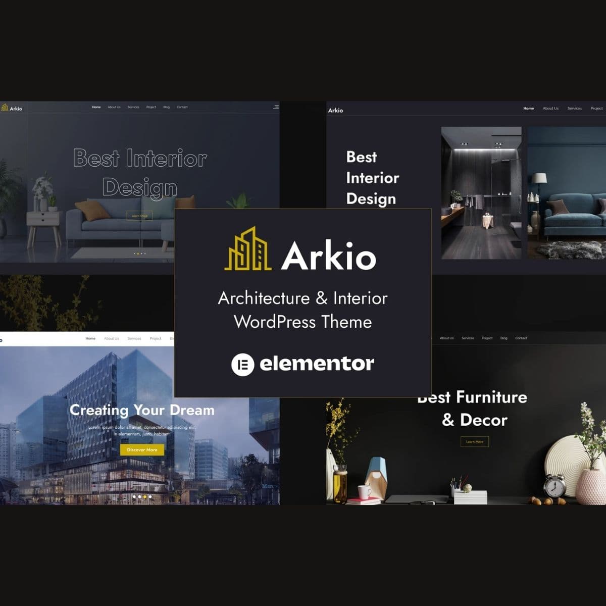 Arkio - Architecture & Interior ওয়ার্ডপ্রেস থিম