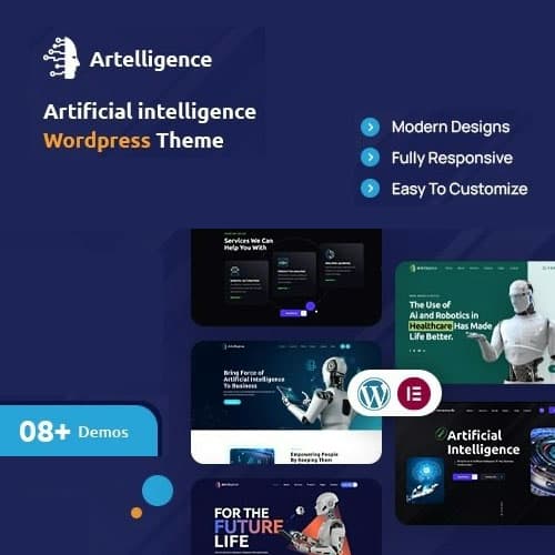 Artelligence | AI & Robotics WordPress-thema