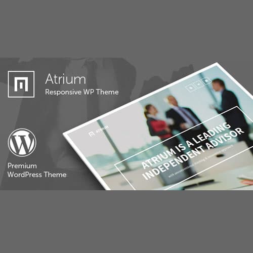 Atrium - Finance Consulting Advisor Тема WordPress