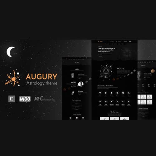 Augury | Horoscope, Astrology 워드프레스 테마