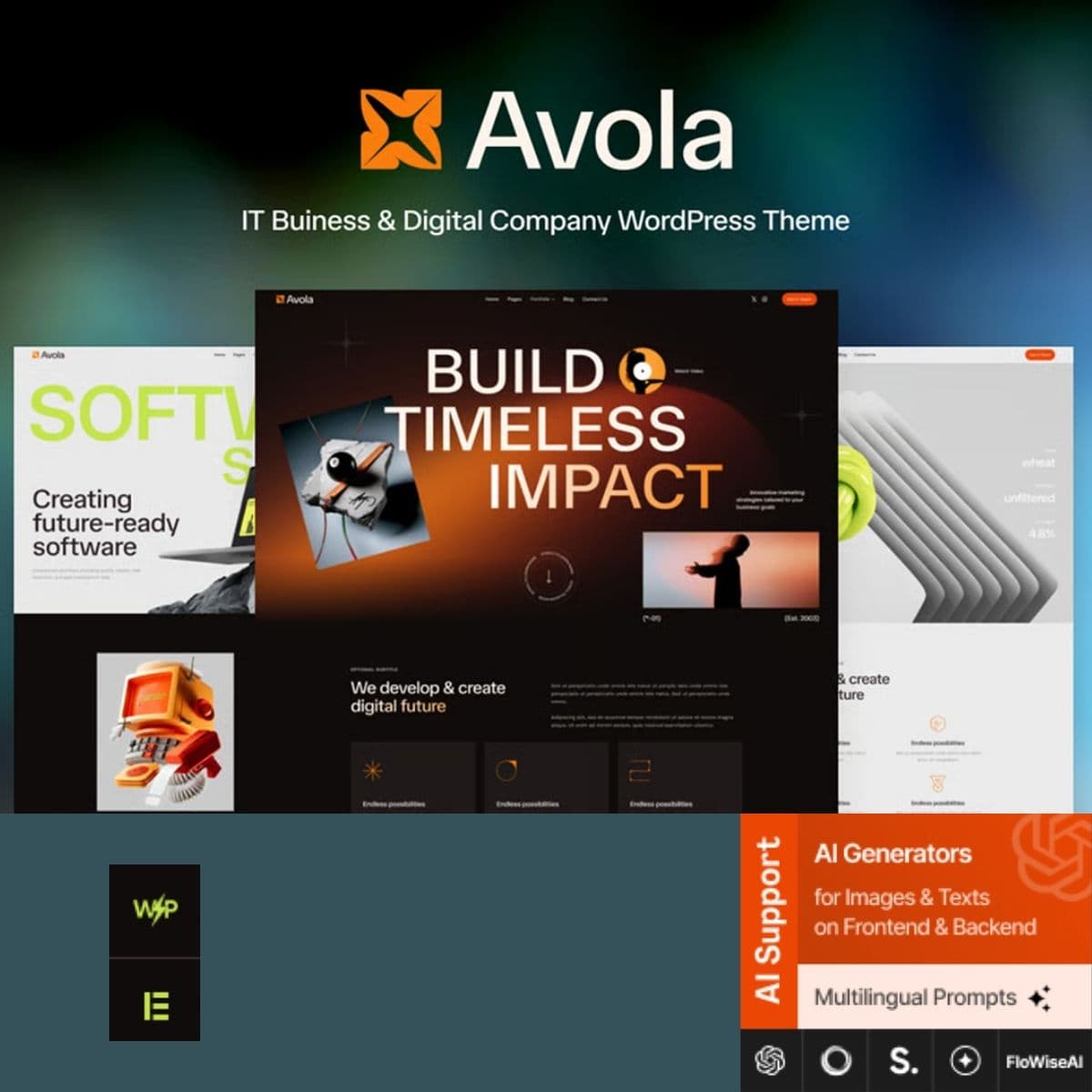 Avola - IT Buiness & Digital Entreprise Thème WordPress