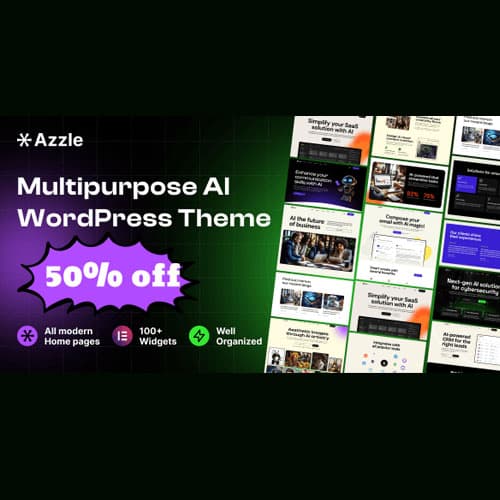 Azzle - SaaS & Tech Startup Elementor WordPress-Theme