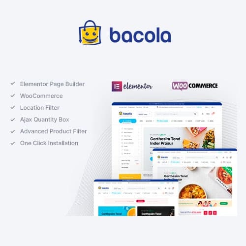 Bacola - Grocery اسٹور and Food eCommerce Theme