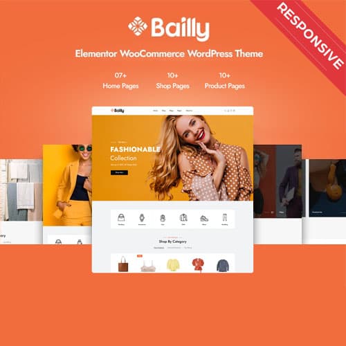 Bailly - Elementor WooCommerce Тема WordPress