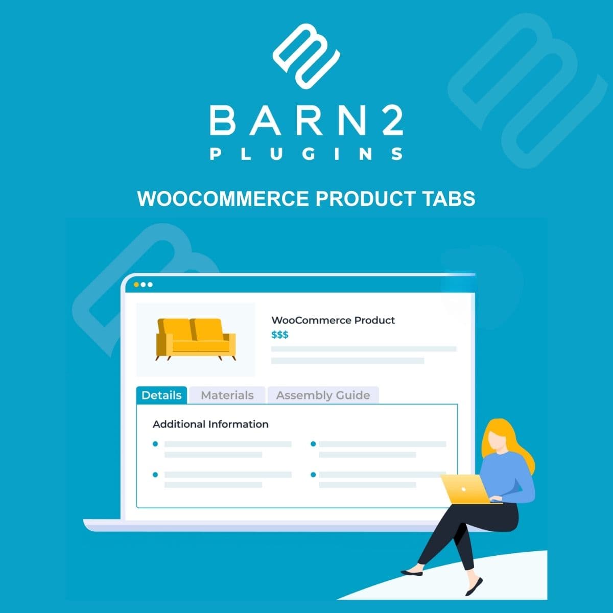 WooCommerce ผลิตภัณฑ์ Tabs Pro