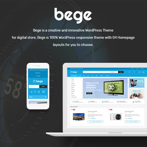 Bege - Responsive WooCommerce WordPress-thema