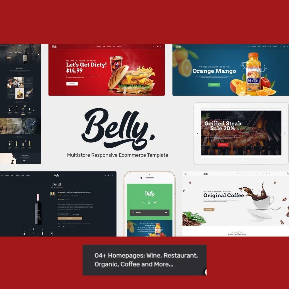 Belly - Çok Amaçlı Theme WooCommerce İçin WordPress