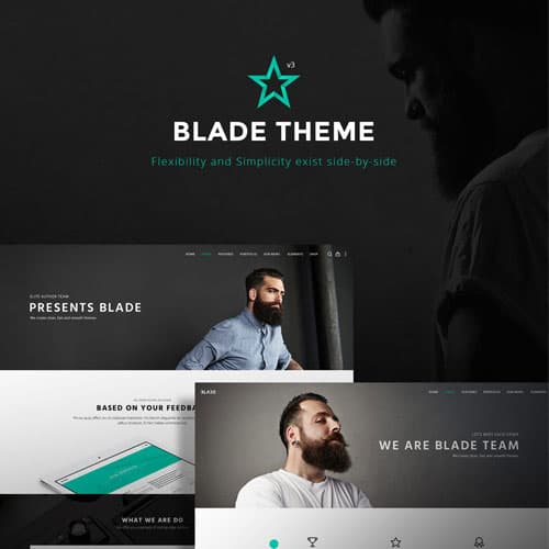 Blade - レスポンシブ Multi-Functional Theme