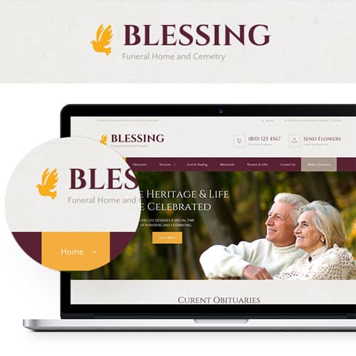 Blessing | Funeral Home WordPress-thema
