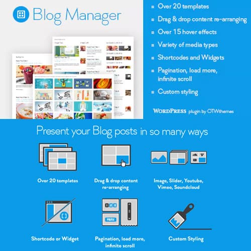 Blog管理器 適用於WordPress