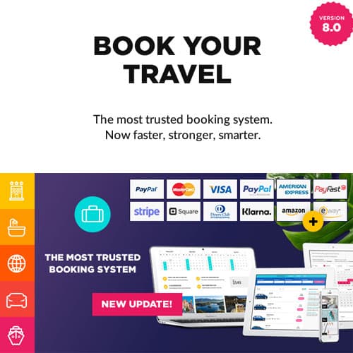 Book Your 여행 - Online 예약 워드프레스 테마