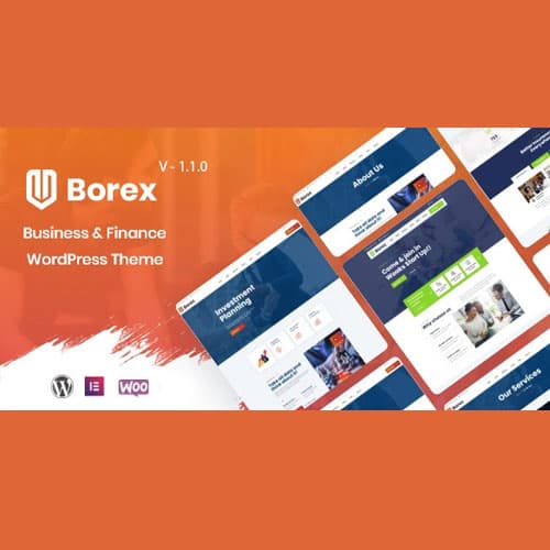 Borex - Negocios And Finance Tema de WordPress