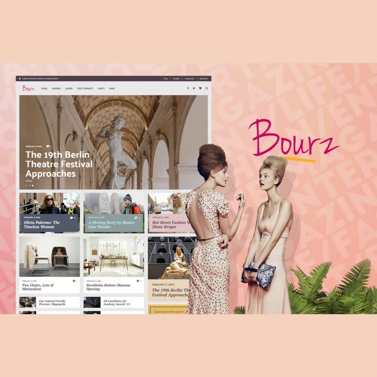 Bourz - Chủ đề Blog WordPress về Cuộc sống, Giải trí & Thời trang