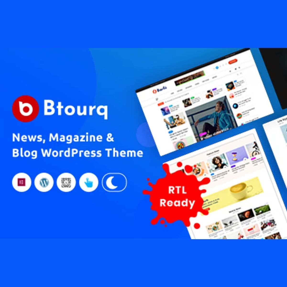 Btourq - WordPress News Revista Theme
