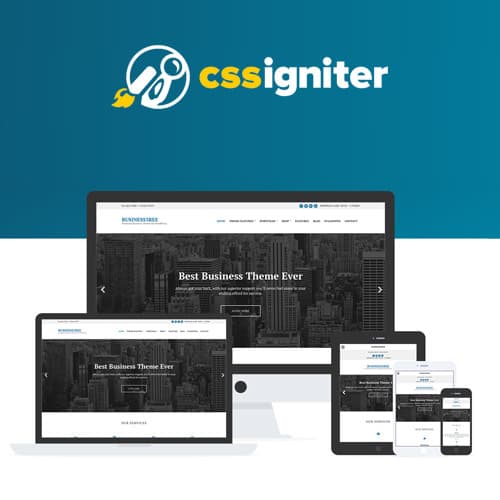 CSS Igniter ธุรกิจ3ree ธีม WordPress