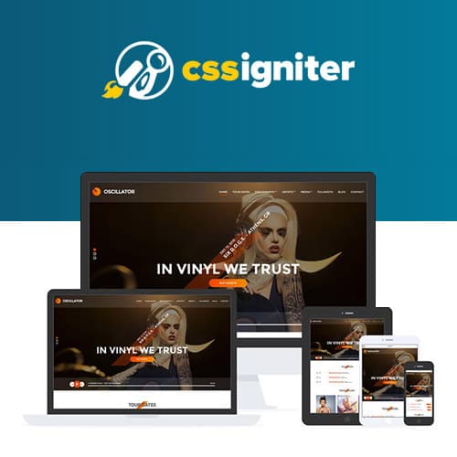 CSS Igniter Oscillator WordPress-thema