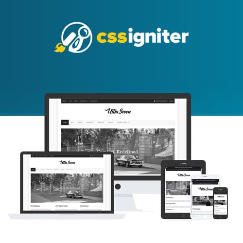 CSS Igniter Ultraseven WordPress-thema
