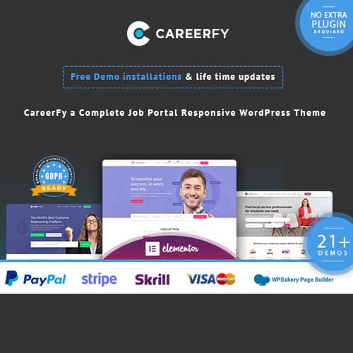 Careerfy - Job Board Tema WordPress