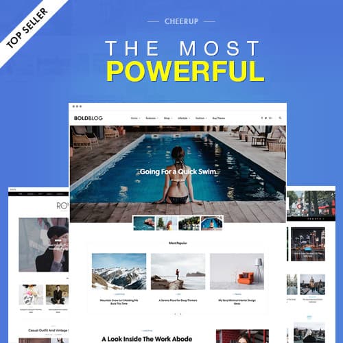 CheerUp Blog / 杂志 - WordPress Blog Theme