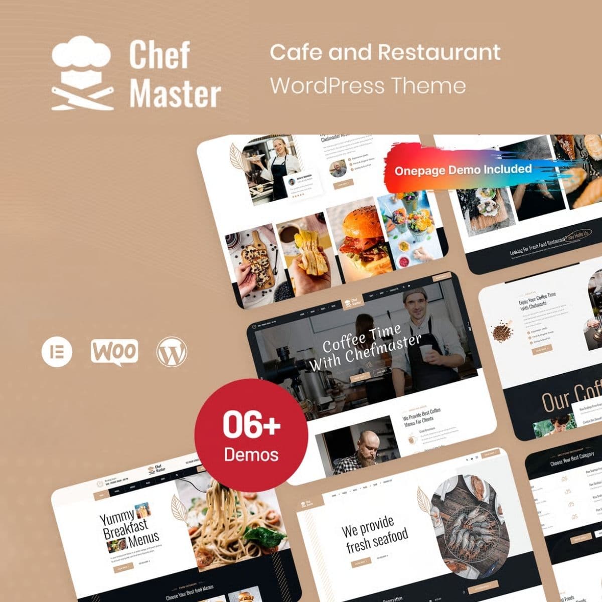 Chefmaster - Restaurant ورڈپریس تھیم