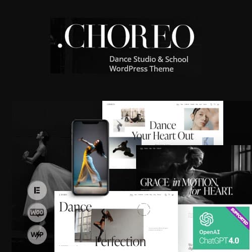 Choreo - Dance Studio & Schule WordPress-Theme