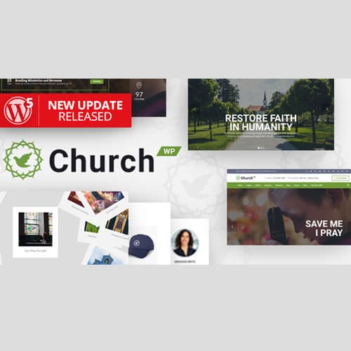 ChurchWP - A Contemporary WordPress-thema for Churches