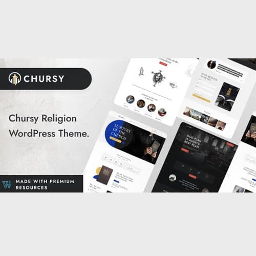 Chursy - Church Religious WordPress-thema
