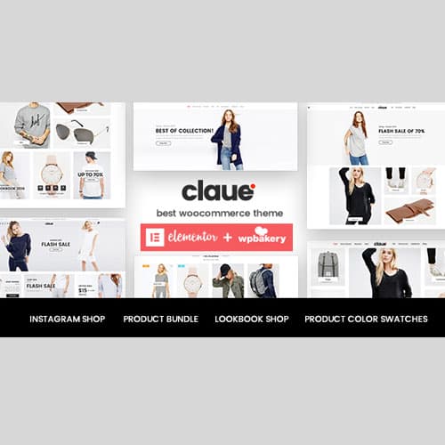 Claue - Καθαρό, Minimal Elementor WooCommerce Theme