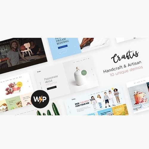 Craftis - Handmade, Handcraft & Artisan WordPress Teması + WCFM