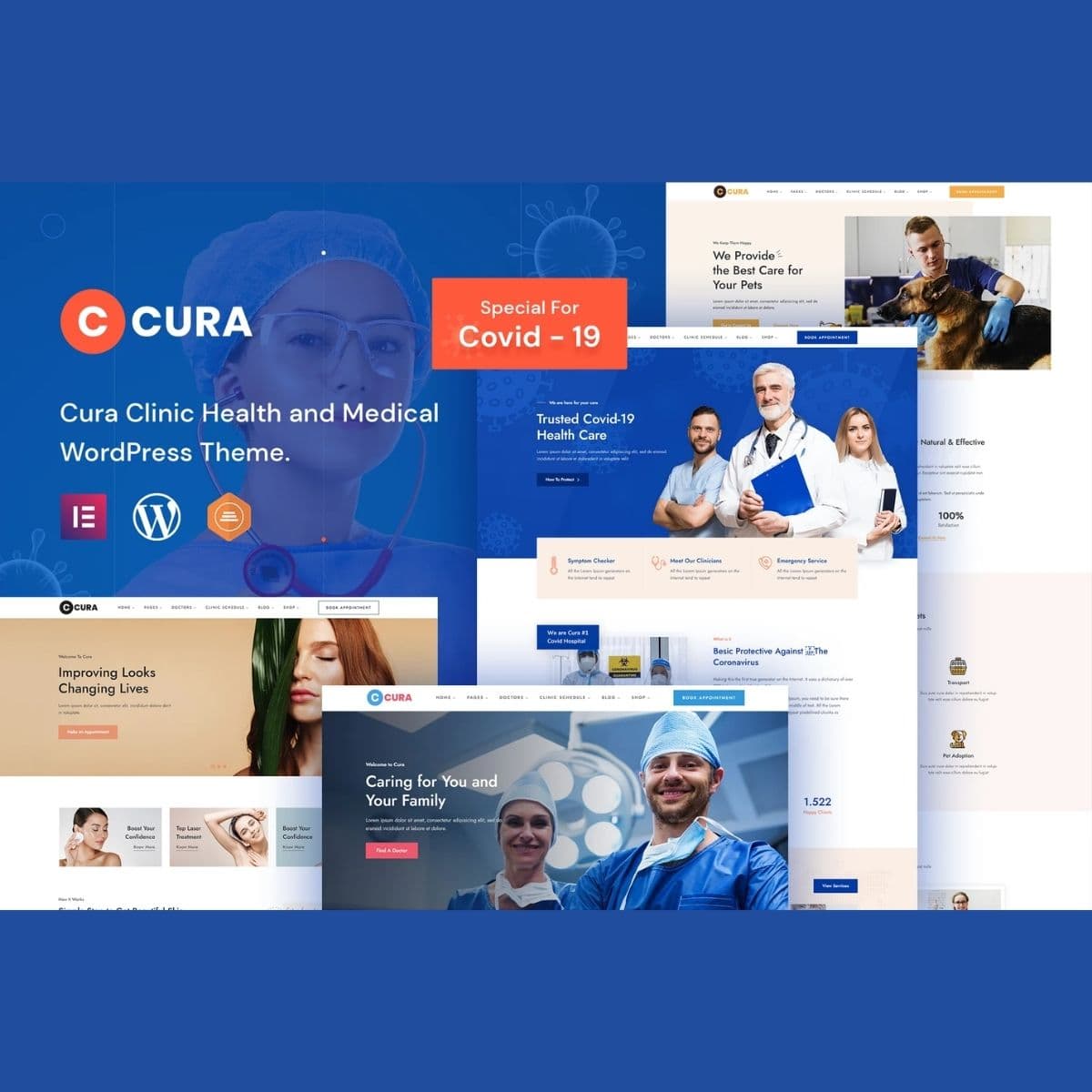 Cura - Тематика для медицинских клиник