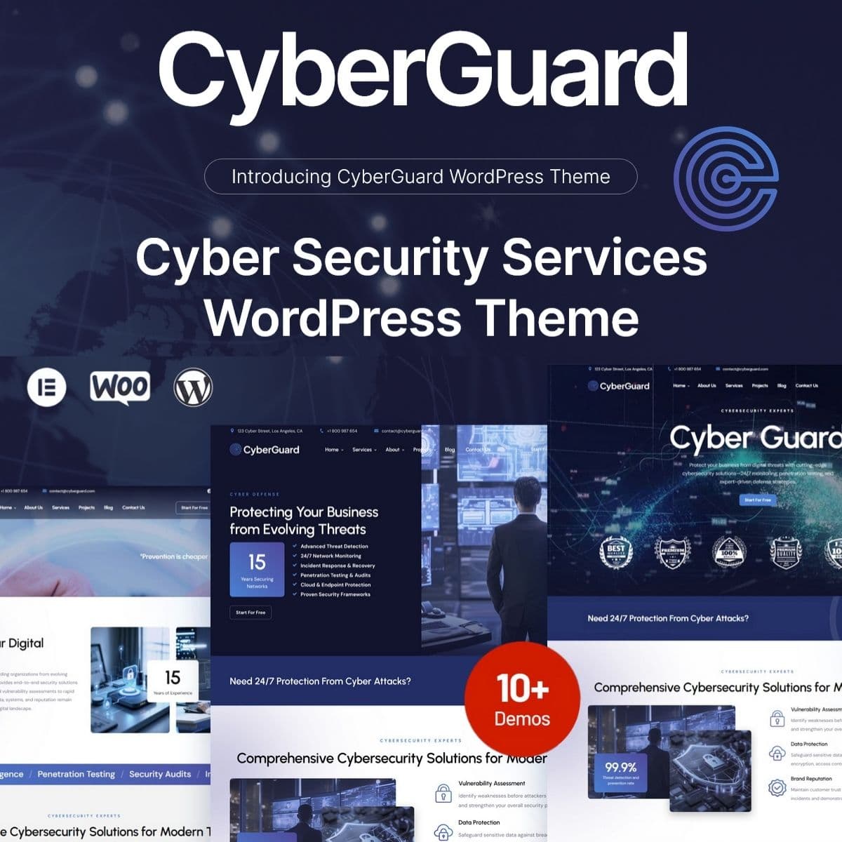 CyberGuard - Cyber Sécurité Services Thème WordPress