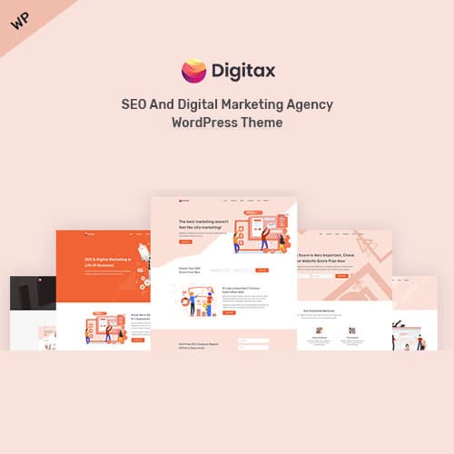 Digitax - SEO & デジタル Marketing エージェンシー WordPressテーマ