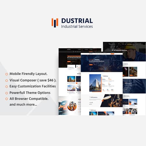 Dustrial - Factory & Industrial Тема WordPress