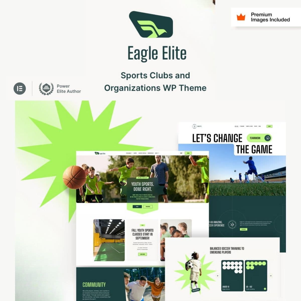EagleElite - Sports Club WordPress-thema