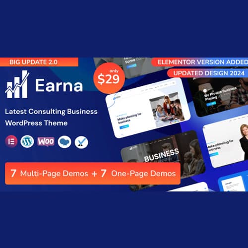 Earna - Бизнес Consulting WordPress