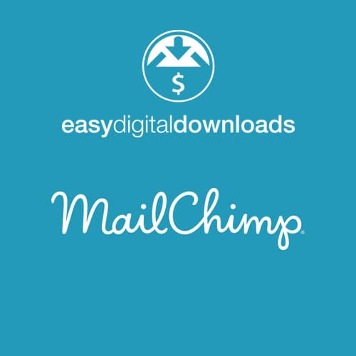 简单 数字 Downloads MailChimp
