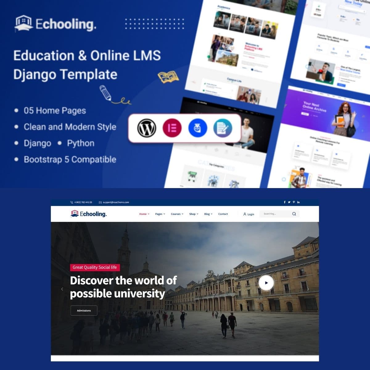 Echooling - Bildung WordPress-Theme