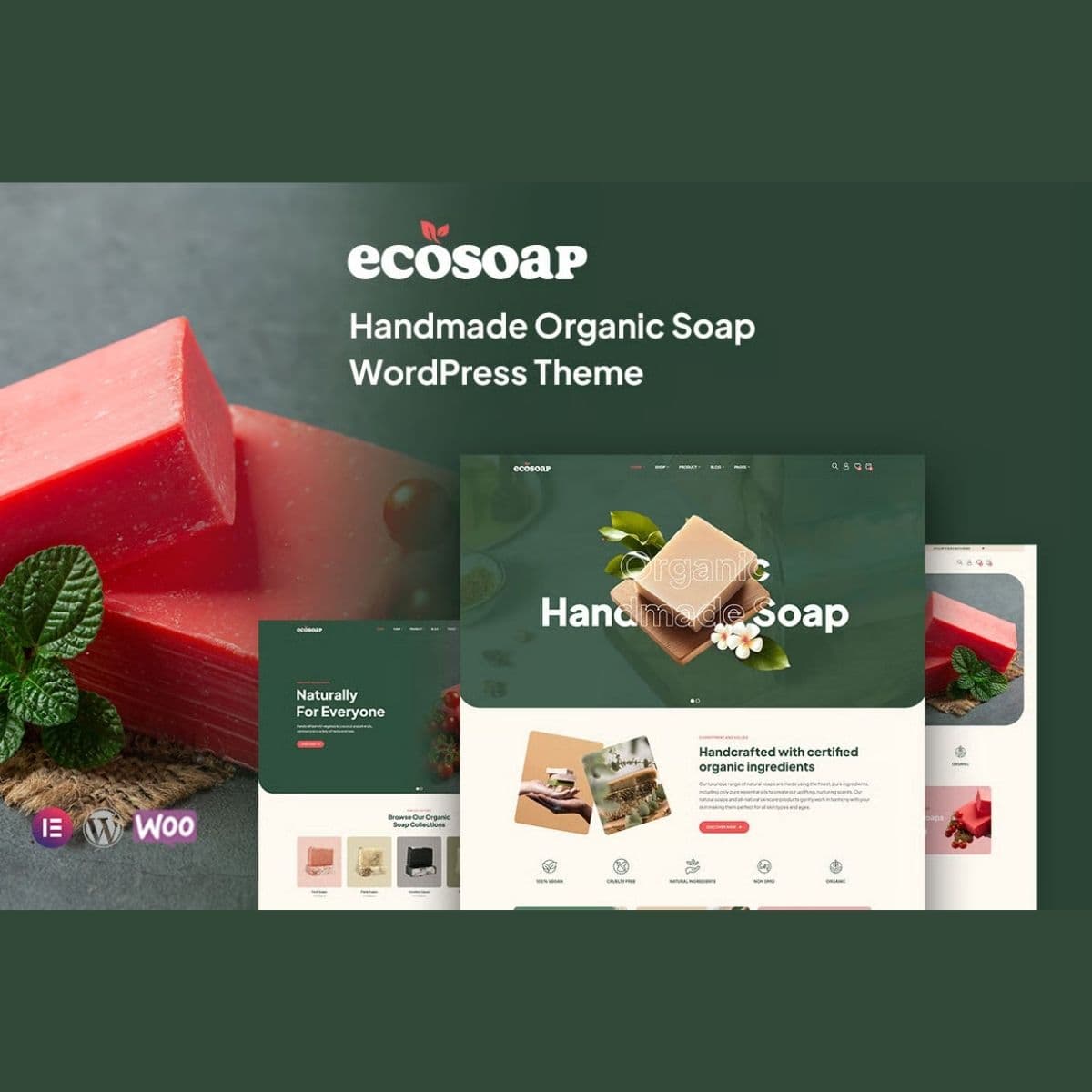 Ecosoap - Handmade Organic Soap Tema WordPress