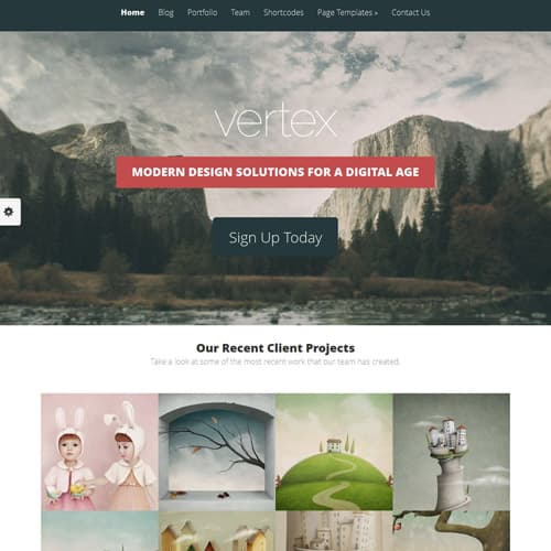 Elegant Themes Vertex WordPress主題