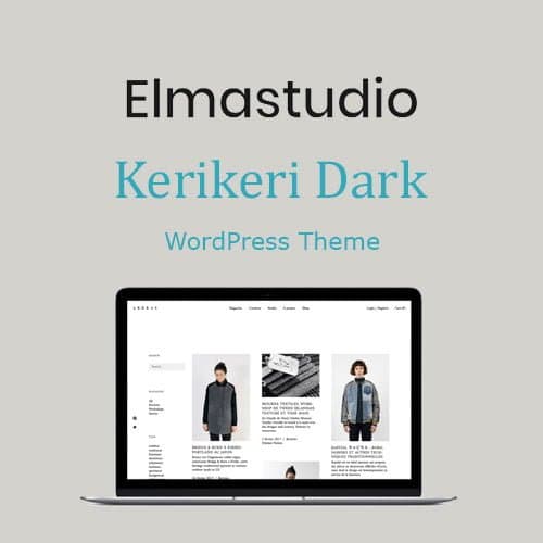 ElmaStudio Kerikeri Dark Tema WordPress
