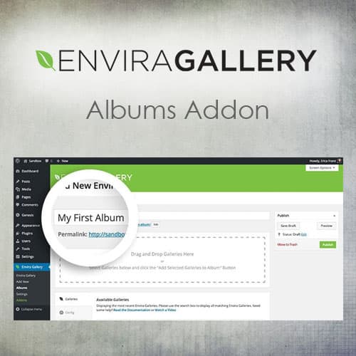 Envira Galería - Albums Addon