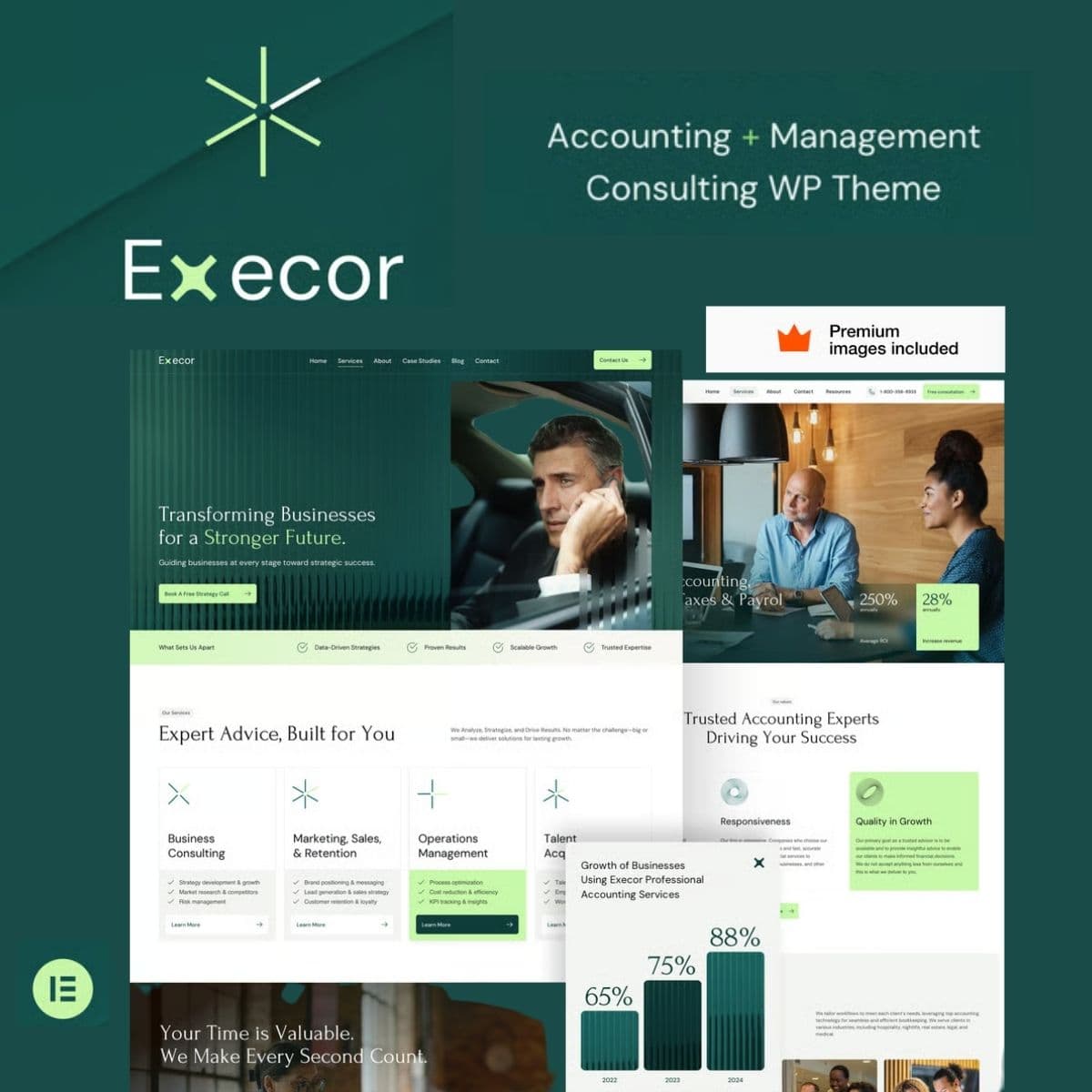 Execor – Accounting and Management Consulting ธีม WordPress