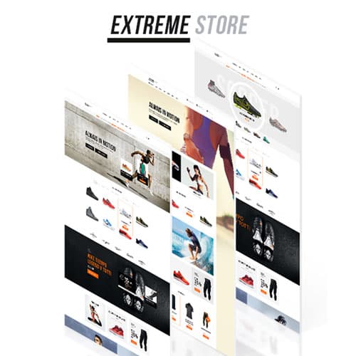 Extreme | Sports Clothing & Equipment Winkel WordPress-thema